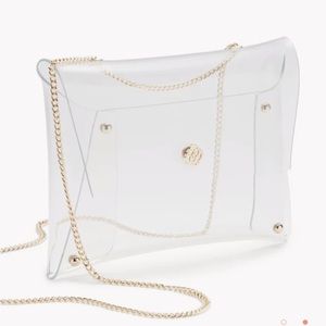 Kendra Scott Clear Crossbody Bag, Gold hardware